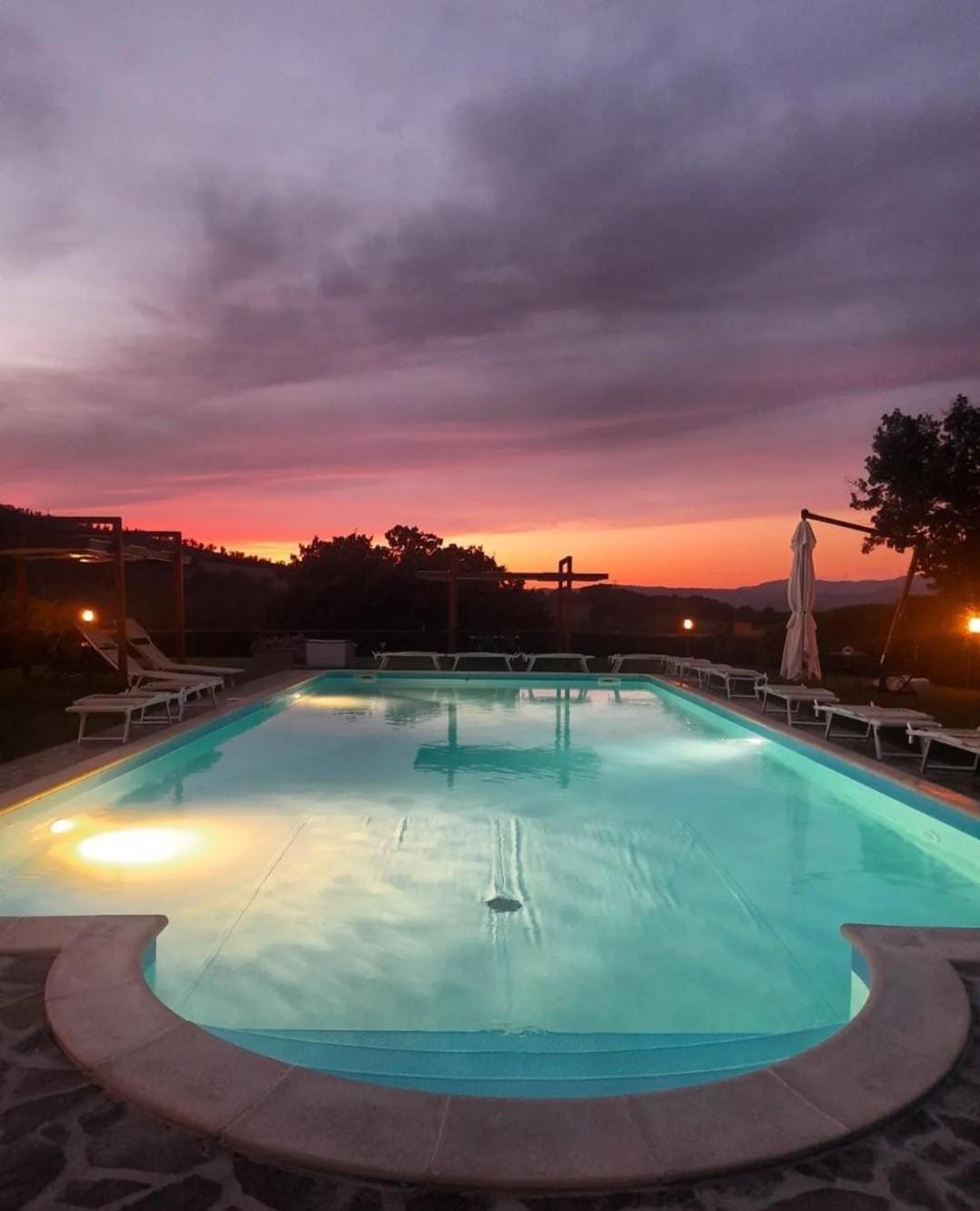 Villa Il Poggio Di Teo Manciano Exterior foto